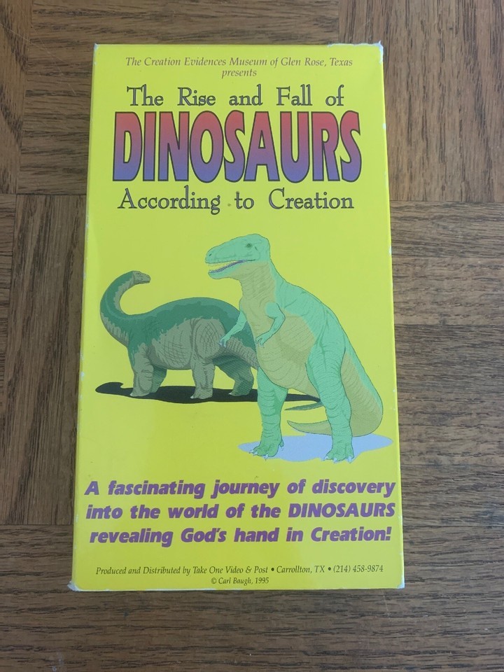 The Rise And Fall Of Dinosaurs VHS - VHS Tapes