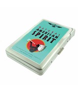 Spirit Americana 100&#39;s Size Cig Case w/built in lighter Wallet - $32.42 CAD