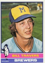 1976 Topps Bill Travers 573 Brewers EX - £0.75 GBP