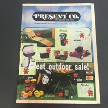 VTG Retro June 1984 Present Co. Great Outdoor Sale Catalog Advertising Ads - £17.46 GBP