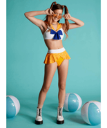 Sailor Moon Sailor Venus Cosplay Bikini Swim suit Set XS, S, M - £39.33 GBP
