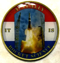 PATRICK AIR FORCE BASE ACTUALLY IT IS ROCKET SCIENCE  CHALLENGE COIN - £31.59 GBP