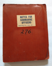 1939 US Fleet Submarine Force &quot;Notes for Submarine Officers&quot; New London CT - £194.46 GBP