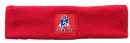 New England Patriots NFL Licensed Vintage Throwback Red Headband Sweatba... - £11.78 GBP