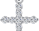 Birthday Day Gifts for Women Her, Fashion Cross 0.7Ct Cubic Zirconia Pen... - £20.21 GBP