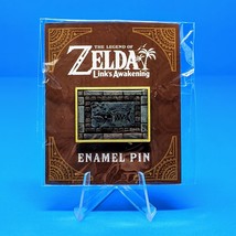 Zelda Link’s Awakening Wind Fish &amp; Owl Writing on the Wall Enamel Pin Whale - $24.99