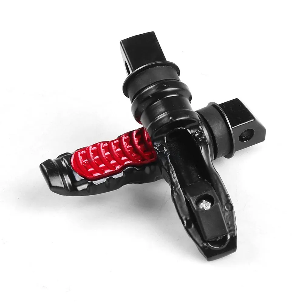 Footrest Foot Pegs Pedals Rear Pedal Black/Red/Blue/Gold/Silver For Moto... - $16.34