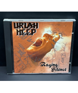 URIAH HEEP Signed Raging Silence CD - Mick Box, Kerslake, Bolder, Lanzon... - $203.43 CAD