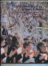 Virginia Tech Vs William &amp; Mary Ncaa Football Program 09/19/1981-vf - £48.07 GBP