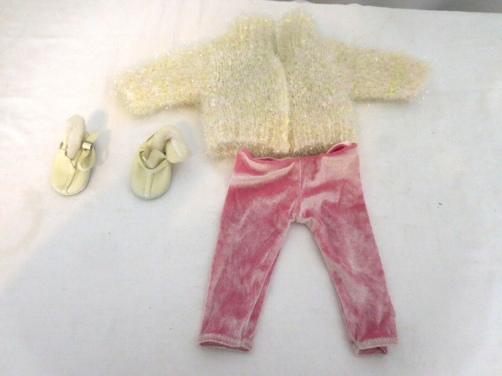 American Girl Doll Pleasant Company 1998 Snowball Sweater & Leggings Shoes  - $22.77