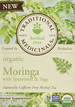 Traditional Medicinals Tea Moringa with Supermint Sage, 16 ct - £10.41 GBP