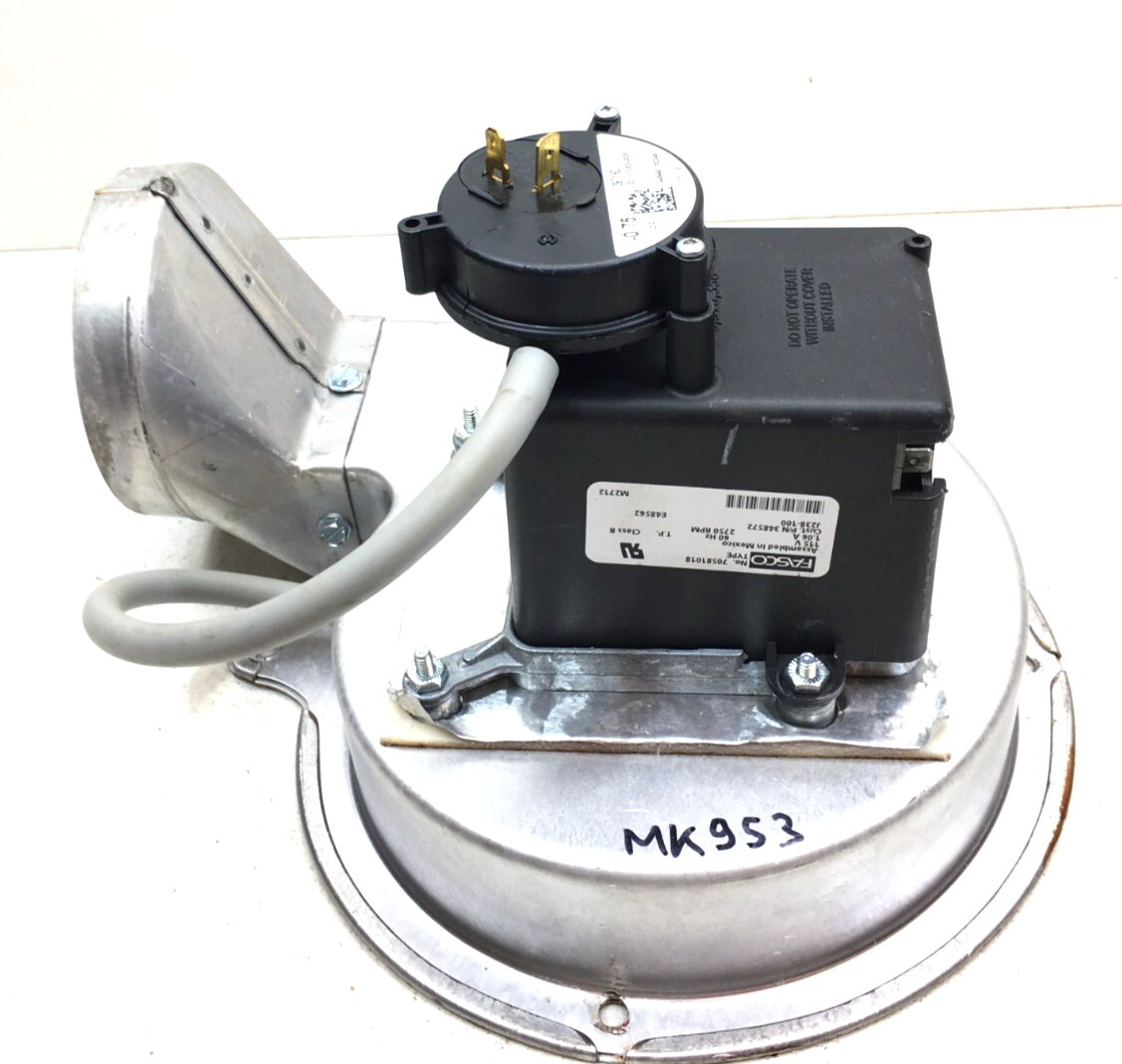 FASCO 70581018 Draft Inducer Blower Motor 348572 J238-100 2750 RPM used ... - $149.00