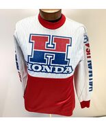 Vtg 70/80s Hallman Racing USA Honda Racing Jersey Shirt Motocross Long S... - $1,742.69 MXN