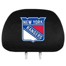 NHL New York Rangers Headrest Cover Single Sidee Embroidered Pair by Pro... - £18.79 GBP