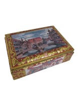 Large 16x12&quot; E Otto SCHMIDT West Germany Vtg 1988 Tin Cookie Box German ... - £26.55 GBP