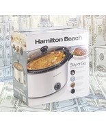 Hamilton Beach 33262 Stay or Go 6 Qt. Stainless Steel Slow Cooker - $47.99