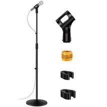 Mic Stand, Microphone Stand Universal Boom Mic Stand Detachable Mic Stan... - £51.97 GBP