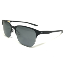Nike Sunglasses Frames 8049 002 Matte Black Square Half Rim 53-17-140 - £80.11 GBP
