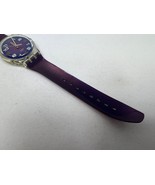 Swatch Watch GK325 Pure Purple &quot;Be My Nightlife&quot; Works Fresh Battery - $1,849.33 MXN