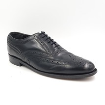 Florsheim Men Wingtip Brogue Oxfords Size US 8.5D Black Leather - £14.94 GBP