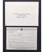 Order Form &amp; Envelope for Tickets to President Bill Clintons Inauguratio... - £11.80 GBP