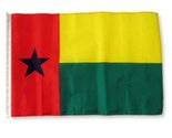 AES 12x18 12&#39;&#39;x18&#39;&#39; Guinea Bissau Sleeve Flag Boat Car Garden Best Garde... - $3.88