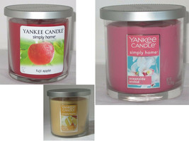 Yankee Candle Simply Home Small Jar Burns approx 30-45 hrs 7 OZ single u pick - $20.95+
