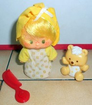1981 Strawberry Shortcake Butter Cookie Doll with pet Jelly &amp; Comb 100% Complete - £26.31 GBP