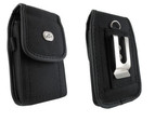 Black Canvas Case Holster W Belt Clip/Loop For Verizon Kyocera Cadence L... - $20.99