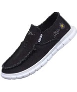 FASHION ~ Size 13 ~ Black &amp; White ~ Slip-On ~ Low Top ~ Casual ~ Fabric ... - $630.12 MXN