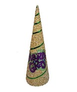 December Diamonds 79-81384 Mardi Gra 20&quot; Cone Decor - £35.26 GBP