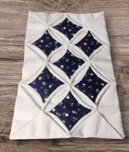 Handmade Miniature Cathedral Quilt Dollhouse Large Bed Prairie Trivet 9 x 6 - $13.29