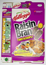 2000 Empty Kellogg's Raisin Bran Ernie & Bert 20OZ Cereal Box SKU U198/181 - $18.99