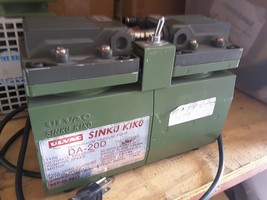 Ulvac Sinku Kiko DA-120S Diaphragm Vacuum Pump Compressor Industrial Sale $129 - £98.89 GBP