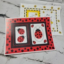 Scrapbooking Stickers Photo Frames Lady Bugs Bumble Bees Lot Great Way P... - £9.30 GBP