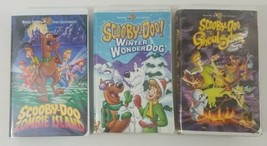 Scooby Doo VHS Movies - Zombie Island - Winter WonderDog - Ghoul School  - £10.97 GBP