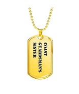 Unique Gifts Store Coast Guardsman&#39;s Sister - 18k Gold Finished Luxury D... - £40.26 GBP