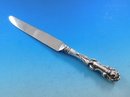 Lion By Frank Smith Wallace Sterling Silver Dinner Knife French Blade 9 3/4&quot; - £206.08 GBP