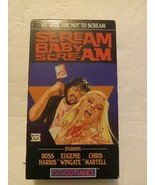 Scream Baby Scream Vhs Tape rare 70s horror Regal Video slasher gore - £29.39 GBP