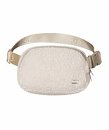 Lolë Unisex Fleece Belt Bag, Cream 7.5&quot;X5.25&quot;X2&quot; Crossbody Fanny Pack Wa... - $34.21 CAD