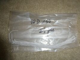 Lot of 25 MTH Railking O Scale Passenger Station Trim 10" White Wire Par... - $28.71