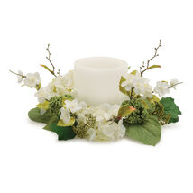 Hydrangea Floral Candle Ring (Set of 2) - 851538 - $96.65 CAD