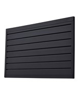 2 x 4 ft Slat Wall Paneling PVC Black Garage Slatwall with Modular Design - $2,289.83 MXN