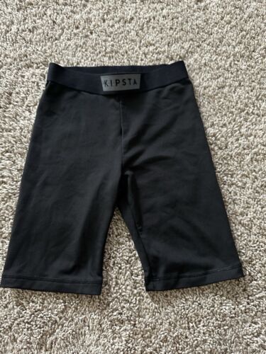 Kipsta Biker shorts Womens Size XS Black Pull On Stretch Tights Active R... - $10.39