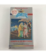 Hanna Barbera VHS Tape Greatest Adventure Bible Stories Joseph &amp; His Bro... - $371.54 MXN