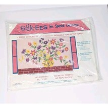 Stik-ees Spring Flowers Window Cling Reusable Stickers Vintage Stikees (37) - £15.36 GBP