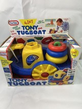 Vintage Fun time 4 In 1 Tony The Tugboat Toy Pull / Bath Toy 12 Months &amp; Up NIB - £10.57 GBP