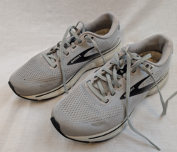 Brooks Mens Ghost 15 1103931D098 Gray Running Shoes Sneakers Size 10 D  ... - $34.64