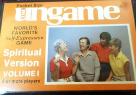 Vintage 1983 The Ungame Pocket Size Spiritual Version Vol 2 VTG Christian 1980s - £19.46 GBP