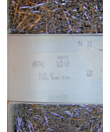 3/4 Pound Size #20 Steel Bank Pins 1.5&quot; Nickel Plate Staight Sewing Masc... - $276.61 MXN